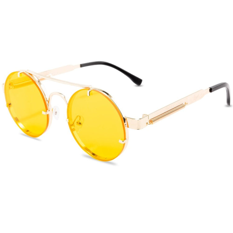 AMOR - Gold & Yellow Sunglasses