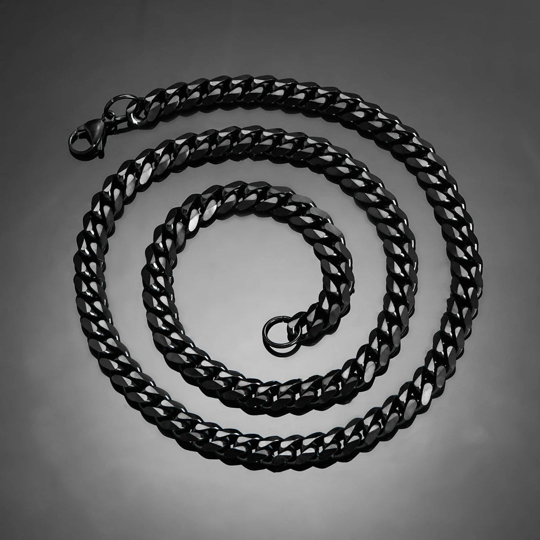 Black Cuban Link Chain - GRVTYCLUB