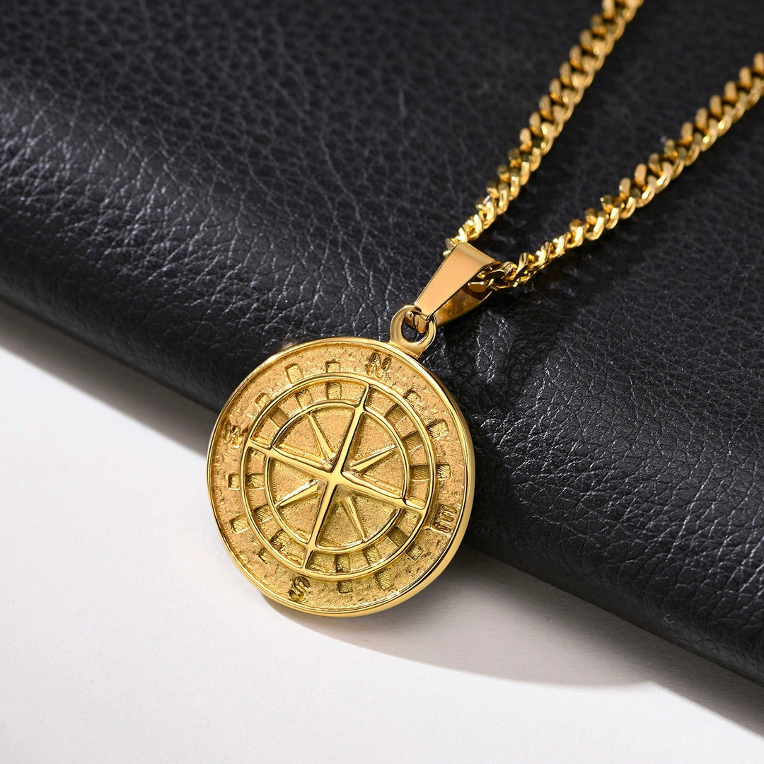 Compass Pendant - Gold/Silver/Black - GRVTYCLUB