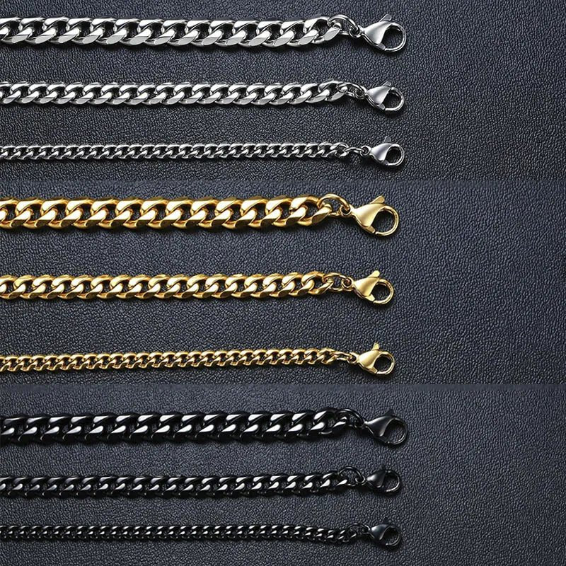 Cuban Bracelet - Gold/Silver/Black - GRVTYCLUB