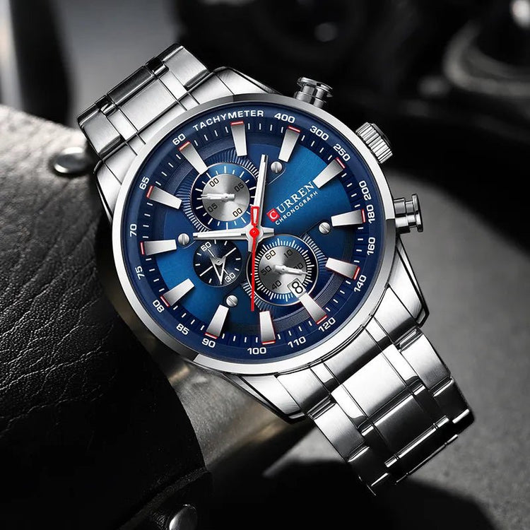 CURREN Tachymeter 8351 Watch - GRVTYCLUB