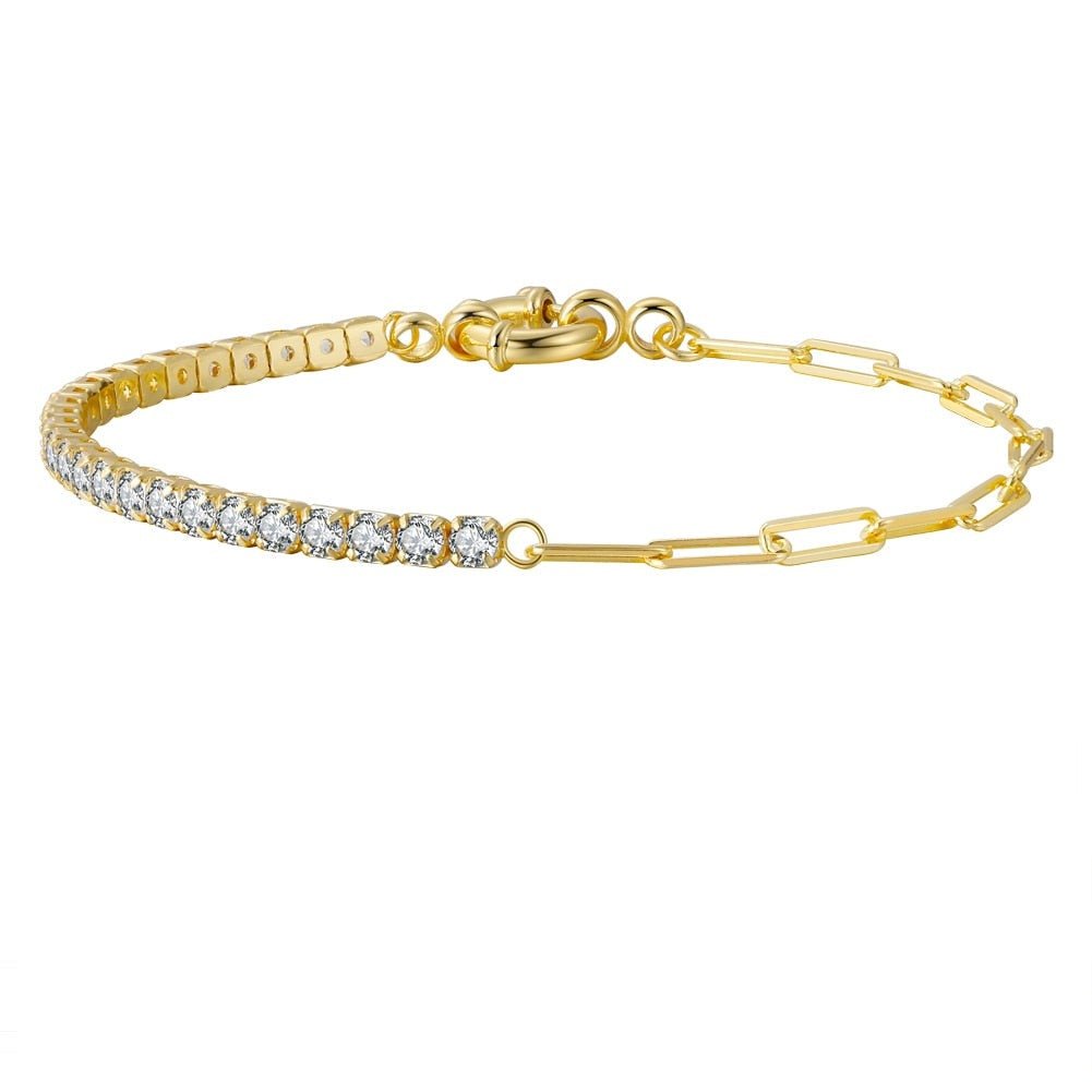 Gold Chain Tennis Bracelet - GRVTYCLUB