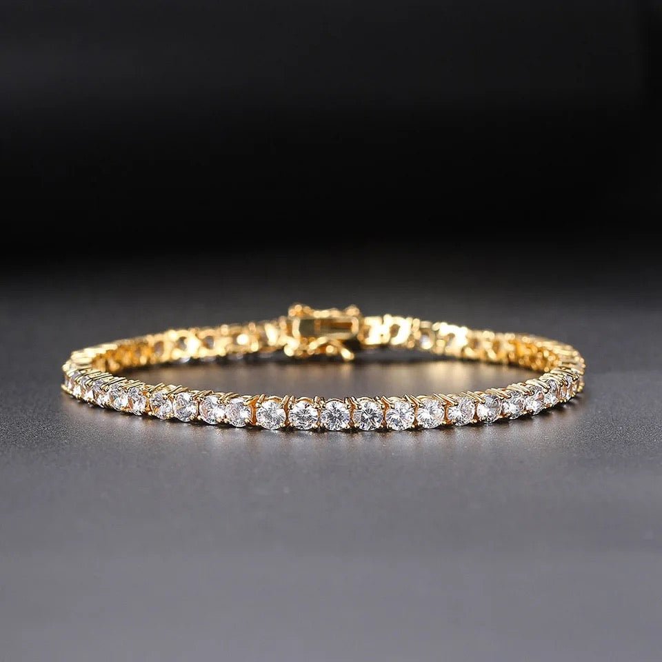 Iced Gold Tennis Bracelet - GRVTYCLUB