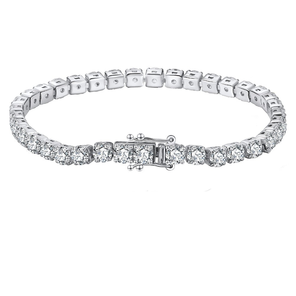 Iced Silver Tennis Bracelet - GRVTYCLUB