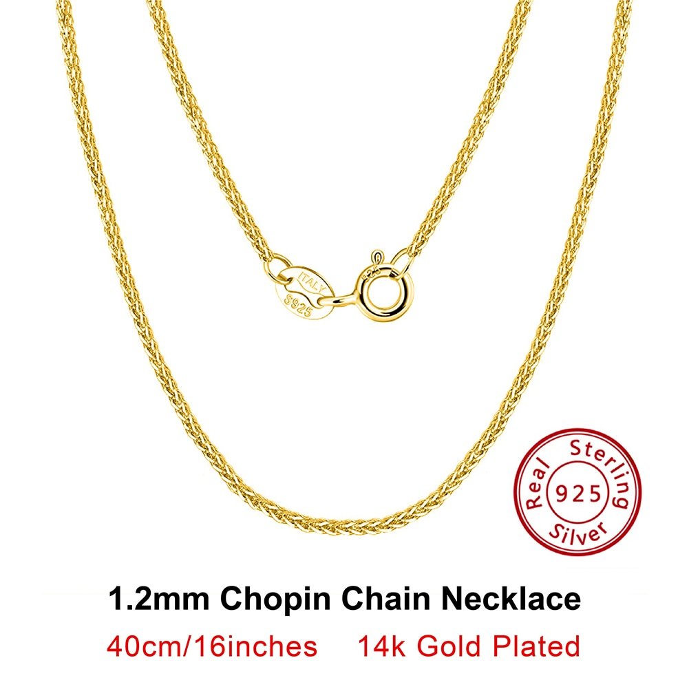 Italian Chopin Chain Necklace - Gold/Silver - GRVTYCLUB