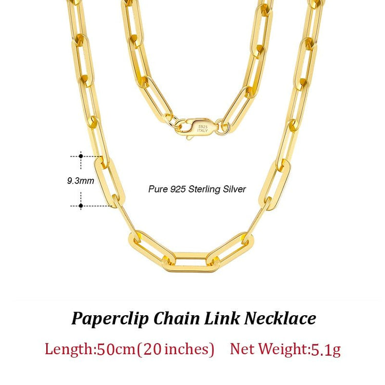 Italian Paperclip Chain - Gold/Silver - GRVTYCLUB