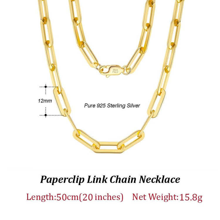 Italian Paperclip Chain - Gold/Silver - GRVTYCLUB