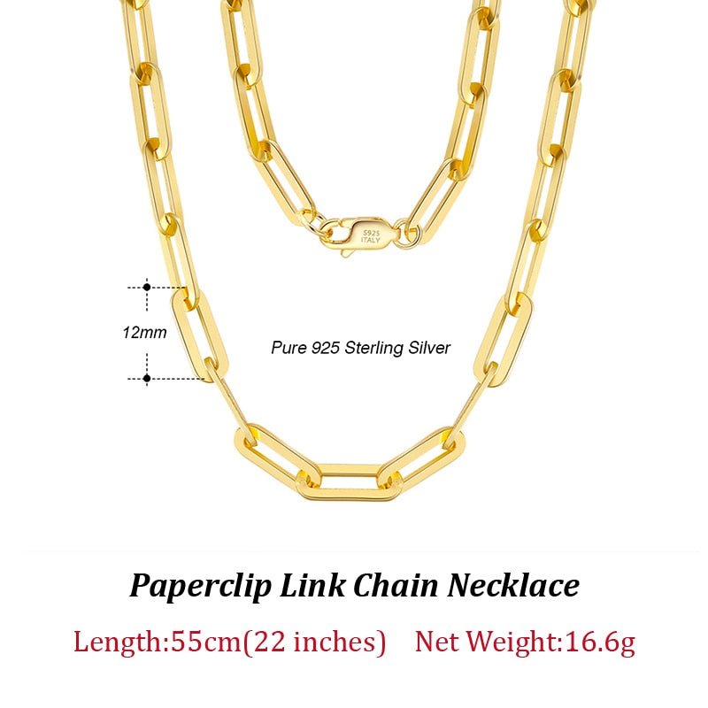 Italian Paperclip Chain - Gold/Silver - GRVTYCLUB