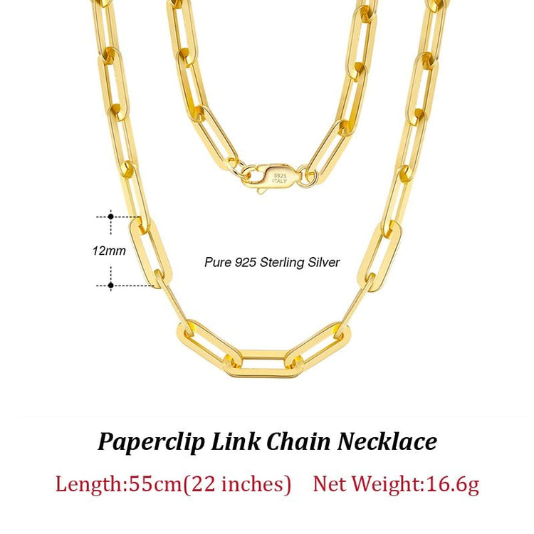 Italian Paperclip Chain - Gold/Silver - GRVTYCLUB