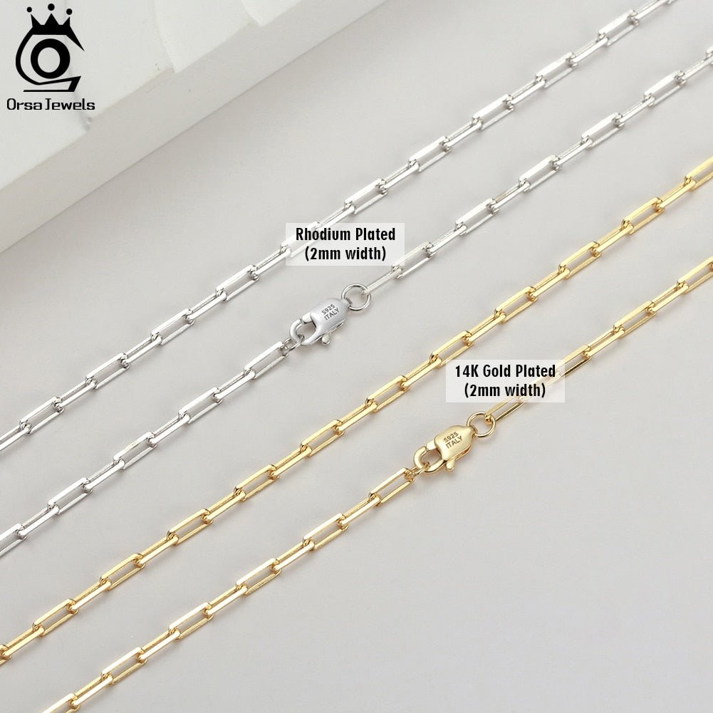 Italian Paperclip Chain - Gold/Silver - GRVTYCLUB