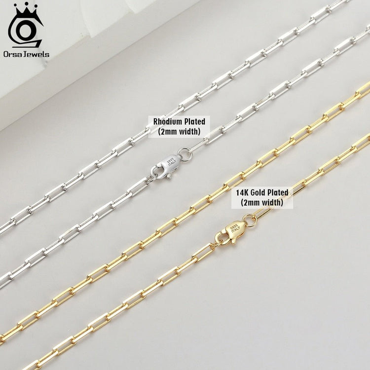 Italian Paperclip Chain - Gold/Silver - GRVTYCLUB