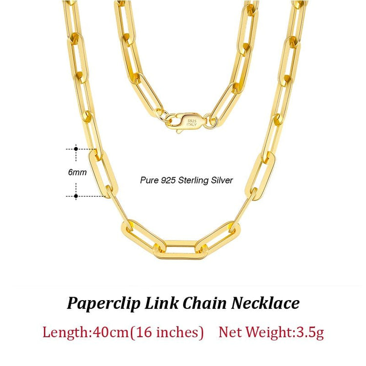 Italian Paperclip Chain - Gold/Silver - GRVTYCLUB