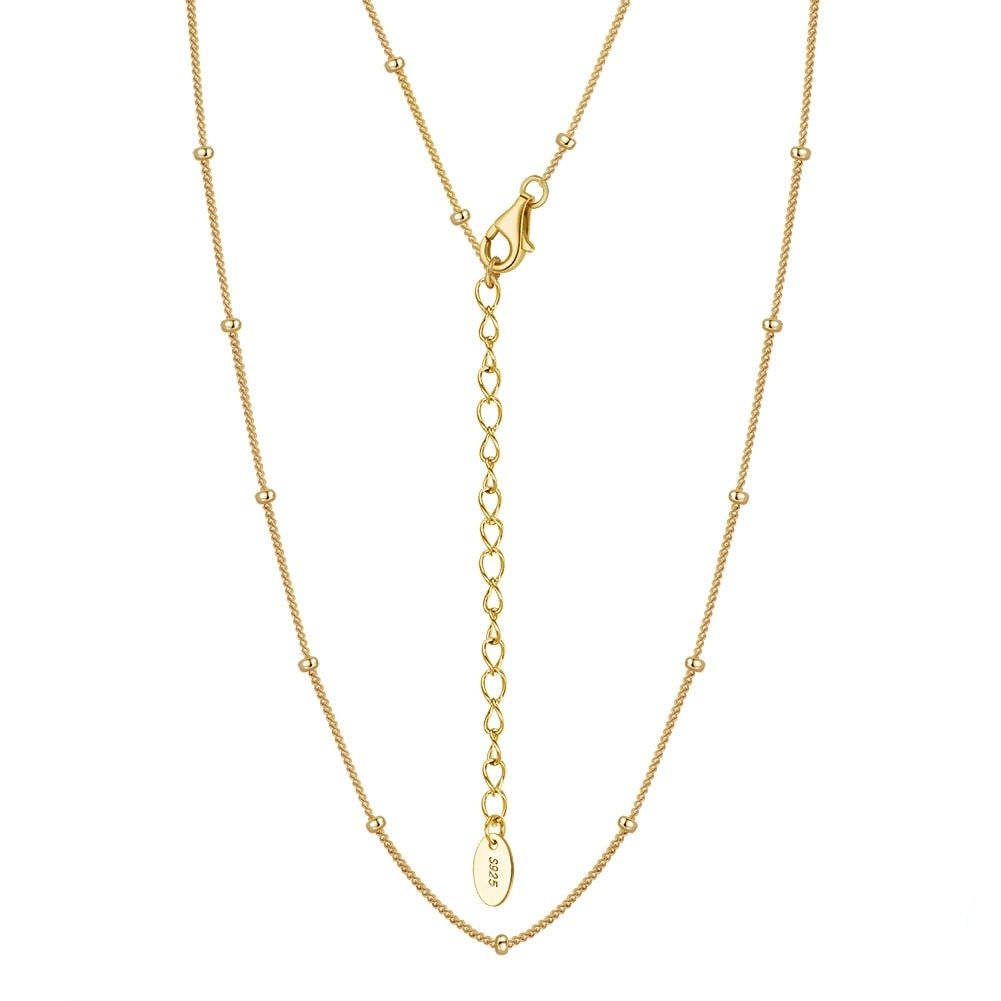 Minimal Gold Plated Chain Necklace - GRVTYCLUB