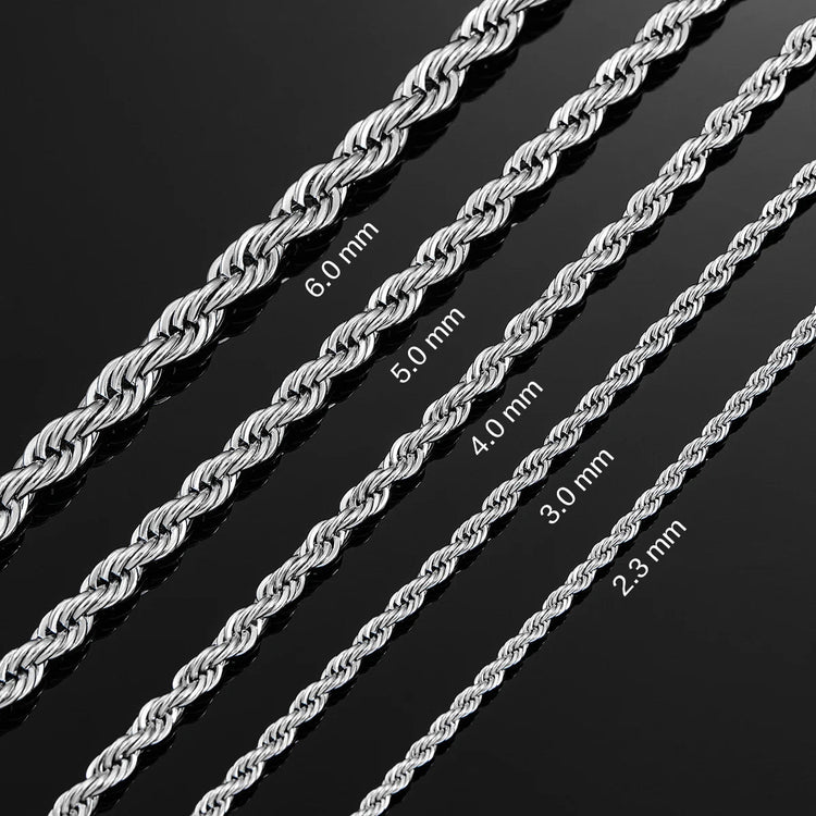 Twisted Rope Chain - GRVTYCLUB